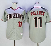 Arizona Diamondbacks #11 A. J. Pollock Gray Brick New Cool Base Stitched Baseball Jersey Sanguo,baseball caps,new era cap wholesale,wholesale hats